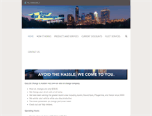 Tablet Screenshot of easyoilchange.com